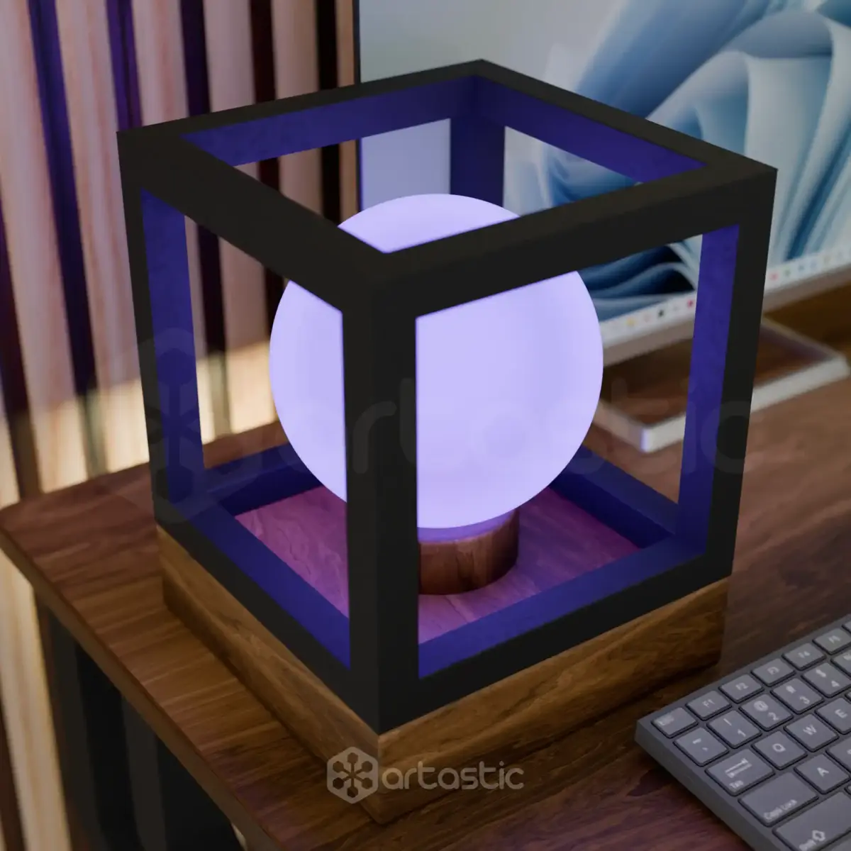 Smart Table Lamp - Cube 4