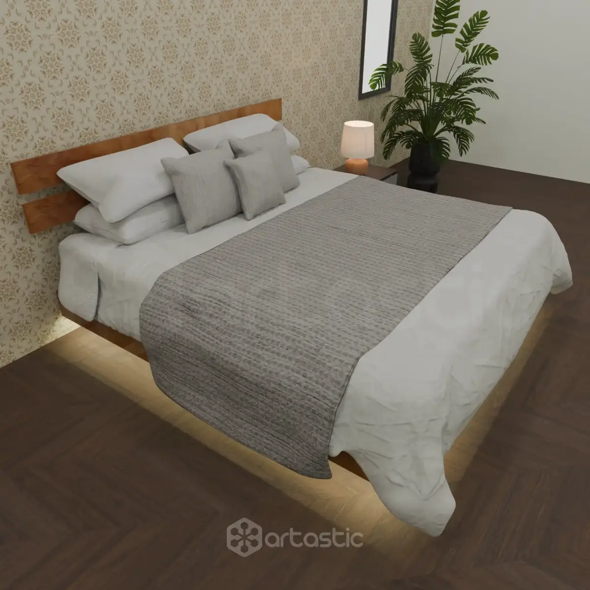 Floating Bed - King Size