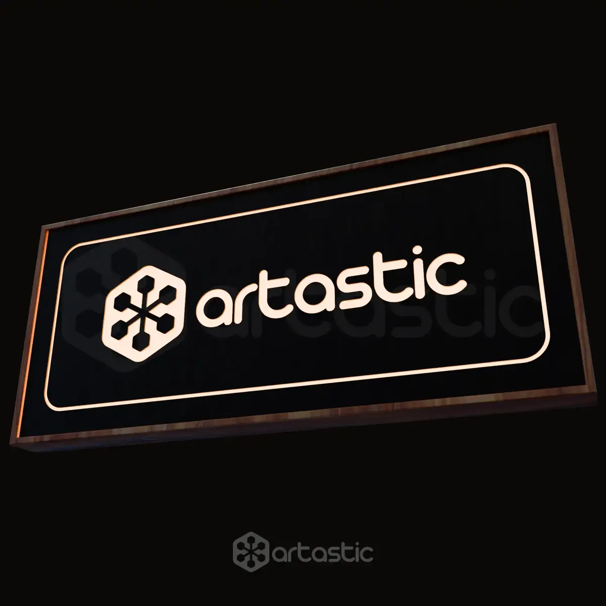 Signature Wood Logo Light Board