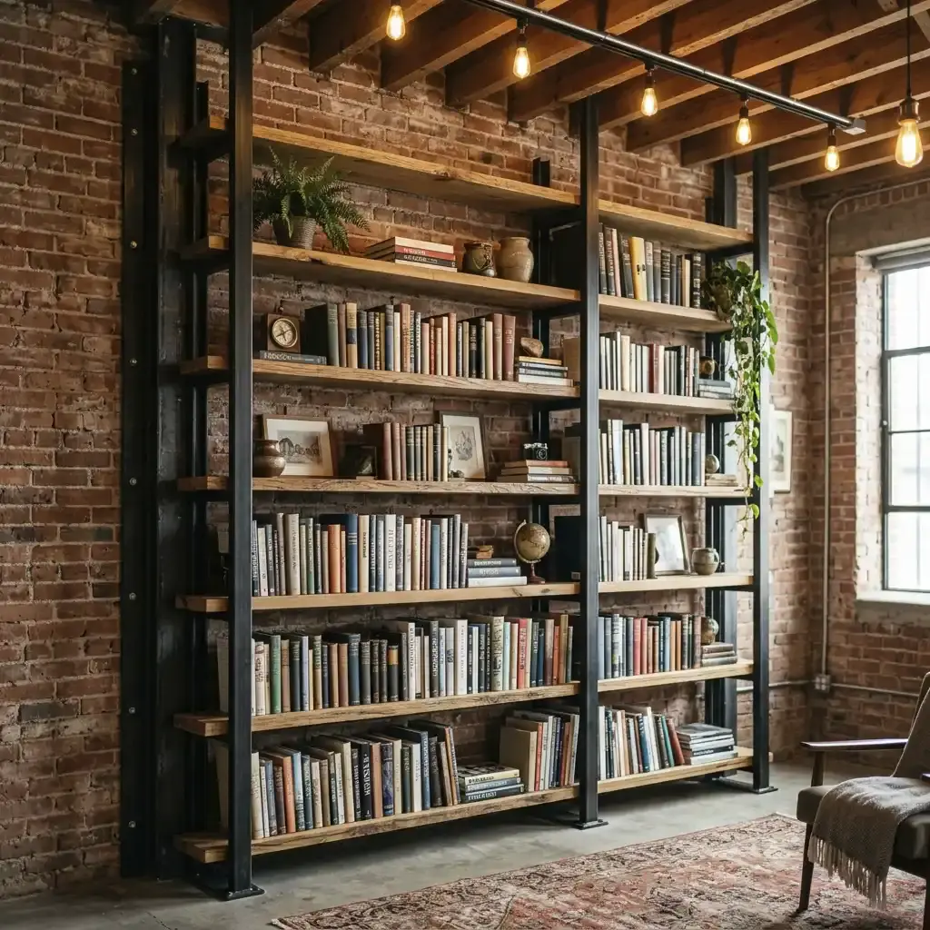 Custom Metal Book Shelf