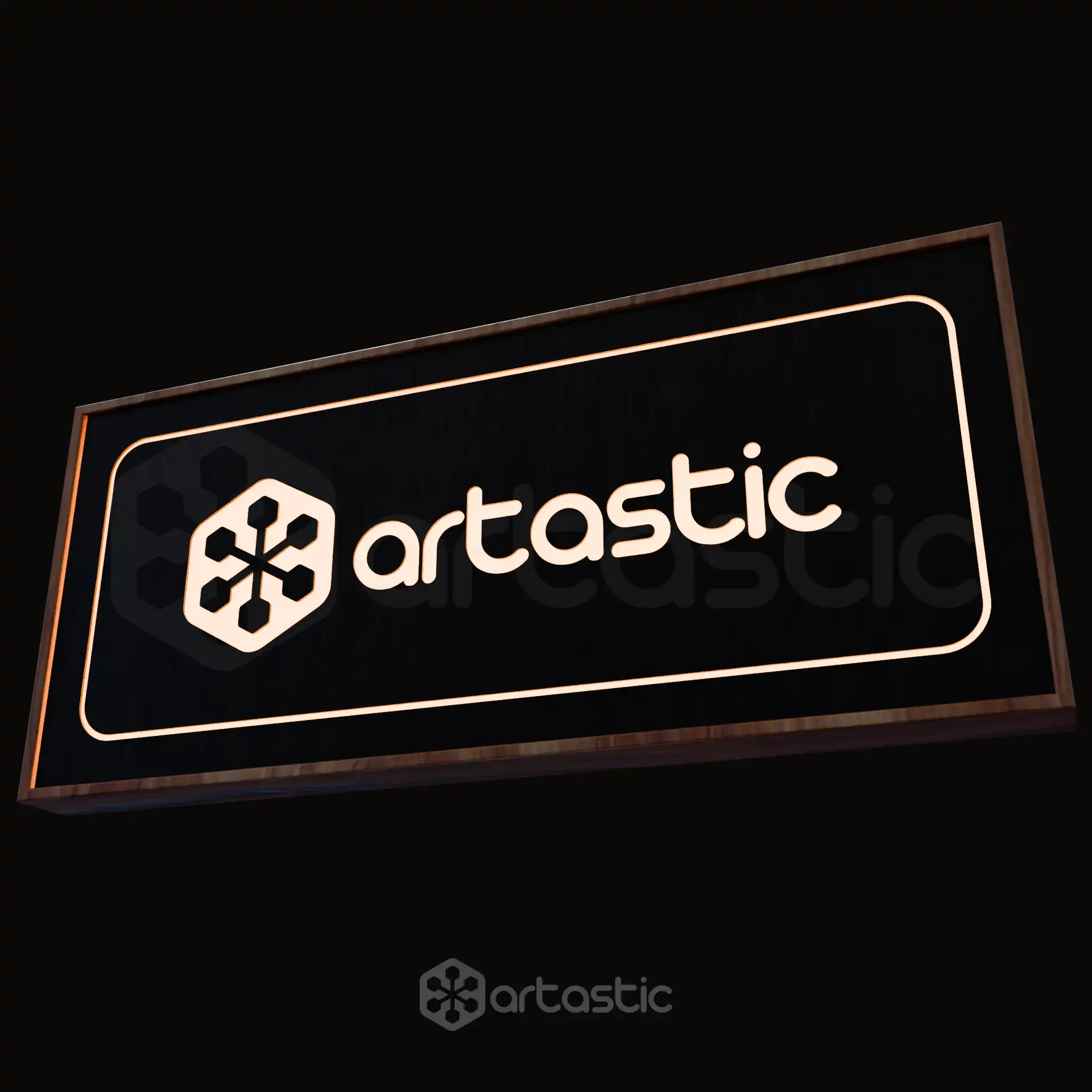 Signature Wood Logo Light Board